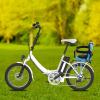 RIAHNEAH Bicycle Baby Seat, Portable Guardrail Handrail Steel Safety Chair, Removable Child Protective Cover U-Shaped Guardrail Bike Stool Backseat, Blue view 3