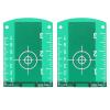 2PCS Magnetic Target Card Plate with Stand for Laser Level Alignment Floor Marking and Precision Measuring Construction Tools view 1