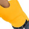 Afibi Women Ribbed Long Sleeve Crew Neck Slim Fit Stretchy Basic T Shirts Tops (Small, Yellow) view 3