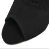 CcacHe Women's Knit Sock Ankle Boots Fashion Elastic Open Toe Slip On Stiletto High Heels Ladies Comfy Pointed Toe Stretch Lightweight Sandals(7 US) view 4