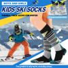 ANTSANG Kids Merino Wool Ski Socks for Boys Girls Teen Thermal Warm Thick Winter Hiking Knee High Socks Stocking Stuffers for Snowboarding Skiing(Assorted A,12-15 Y) view 2
