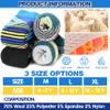 ANTSANG Kids Merino Wool Ski Socks for Boys Girls Teen Thermal Warm Thick Winter Hiking Knee High Socks Stocking Stuffers for Snowboarding Skiing(Assorted A,4-7 Y) view 3