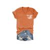 Try That in A Small Town Shirt Womens Plus Size Try That in A Small Town Shirt Ladies Try That in A Small Town Shirt Tank Casual V-Neck Shirt Tee Country Music Tee Plus Size 4XL Orange view 2