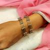 Efulgenz Indian Ethnic Bollywood Fashion Boho Tribal Antique Oxidized Pain Ball Bead Indian Bangle Bracelet Set Jewelry for Women, 2-6, Metal, not known view 4