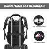 MOSISO 30L Tactical Backpack, Military Daypack 3 Day Assault Pack with Top Flap Pocket & USA Flag Patch, Assault Bag Rucksack for Outdoor Hiking Hunting Camping Training Travel, Black view 4
