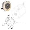 EZ-GO RXV Golf Cart Motor Brake for EZGO RXV Electric Golf Cart 2008-2011, Replace OEM 610065 view 4