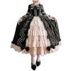 SHOPESSA Women's Victorian Gown French Lolita Dress Princess Costume Renaissance Dress Flare Sleeve Court Cosplay view 3