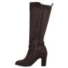 WHITE MOUNTAIN Women's Shoes Teals Block-Heeled Tall Boot, Dkbrown/Fabric, 9.5 M view 4