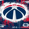 NBA Washington Wizards - Maximalist Logo 23 Wall Poster, 22.4L" x 14.7W", Premium Unframed Version view 1