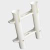 Marine Depot Boat Double Rod Holder 53220N | 0 Degree White Nylon (Kit) view 1