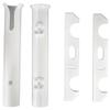 Marine Depot Boat Double Rod Holder 53220N | 0 Degree White Nylon (Kit) view 4