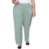 Alfred Dunner Women's Plus-Size Corduroy Regular Fit Short Length Pant Size 16W Sage view 1