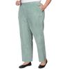 Alfred Dunner Women's Plus-Size Corduroy Regular Fit Short Length Pant Size 16W Sage view 3