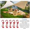 5 PCS Fishbone Deck Anchor Pegs Tent Awning Spring Hook Adjustable Wind Rope Fixing Buckle Deck Hook for Camping Hiking Equipment view 2