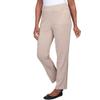 Alfred Dunner St.Moritz Knit Coduroy Pants with Pocket (US, Numeric, 16, Regular, Short, Fawn) view 3