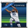 Trends International NBA Minnesota Timberwolves - Karl-Anthony Towns 23 Wall Poster, 22.37" x 34.00", Premium Print and Black Hanger Bundle view 3
