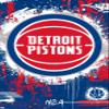 NBA Detroit Pistons - Maximalist Logo 23 Wall Poster, 22.4L" x 14.7W", Premium Unframed Version view 1
