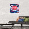 NBA Detroit Pistons - Maximalist Logo 23 Wall Poster, 22.4L" x 14.7W", Premium Unframed Version view 2