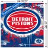 NBA Detroit Pistons - Maximalist Logo 23 Wall Poster, 22.4L" x 14.7W", Premium Unframed Version view 3