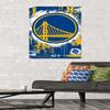 NBA Golden State Warriors - Maximalist Logo 23 Wall Poster, 34L" x 22.4W", Premium Unframed Version view 2