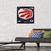 Trends International NBA Toronto Raptors - Maximalist Logo 23 Wall Poster, 22.4L x 14.7W, Black Framed Version view 2