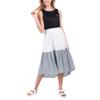 G-III Sports Women's Black/Gray Baltimore Ravens 12th Inning Colorblock Dress