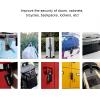 Fingerprint Padlocks, Smart Keyless Lock, Rechargeable Thumbprint Padlock for Lockers, Bags, and More (Black) view 2