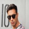 A.J. Morgan Eyewear Vintage-Inspired Round Unisex Sunglasses, RED, 50mm view 3