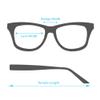 A.J. Morgan Eyewear Vintage-Inspired Round Unisex Sunglasses, RED, 50mm view 4