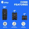 Chirp Wheel XR 3P Massage Roller Set - 10 Acupressure, 6 Knot-Kneading Thumb, 4 Neck & Headache Tension Relief, High Density Foam Massage Rollers for Back & Neck Pain, 500lbs Capacity, Mint view 4