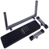Fitvids Flat Utility Weight Bench for Home Gym Weight Training and Ab Exercises  Black  nan  Black/Gray view 3