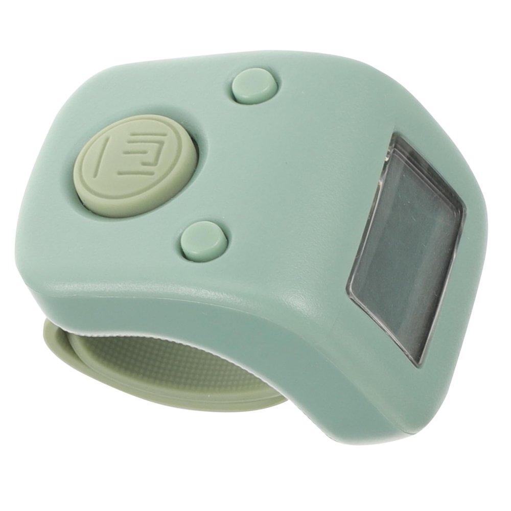 Kisangel Mini Digital Rechargeable Finger Counter Flexible Clicker for Sports Knitting and Data Statistics Lightweight Electronic Hand Counter Memory Function