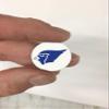 Cardinal Award Decals Thick mil Vinyl 1-1/8" Diameter (100 Decals) Professional-Grade Football Hockey Baseball Softball Lacrosse (Royal on White) view 2
