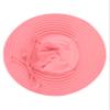 RuffleButts Baby/Toddler Girls UPF 50+ Sun Protective Wide Brim Swimwear Sun Hat - Bubblegum Pink, 3T-5 view 2