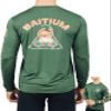 Fishing Shirts for Men,UPF50 Sun Protection Long Sleeve,Quick Dry Dri Fit Apparel, Wicking Rash Gaurd, Fishing Clothes- Unisex Crab (Large, Green) view 1