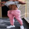 EVERWORTH Men's Joggers Sweatpants Men's Slim Jogger Pants Tapered Gym Running Workout Pant with Deep Pockets Pink US M Tag XL view 4
