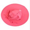 RuffleButts Baby/Toddler Girls UPF 50+ Sun Protective Wide Brim Swimwear Sun Hat - Hot Pink, 3T-5 view 2