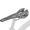 Bike Cushion, Spider Web Style Seat Cushion Bike Hollow Seat Ultralight Saddle Carbon Fiber Bicycle Accessories for Mountain Road Bike Cycling view 1