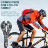 Bike Cushion, Spider Web Style Seat Cushion Bike Hollow Seat Ultralight Saddle Carbon Fiber Bicycle Accessories for Mountain Road Bike Cycling view 2