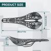 Bike Cushion, Spider Web Style Seat Cushion Bike Hollow Seat Ultralight Saddle Carbon Fiber Bicycle Accessories for Mountain Road Bike Cycling view 4