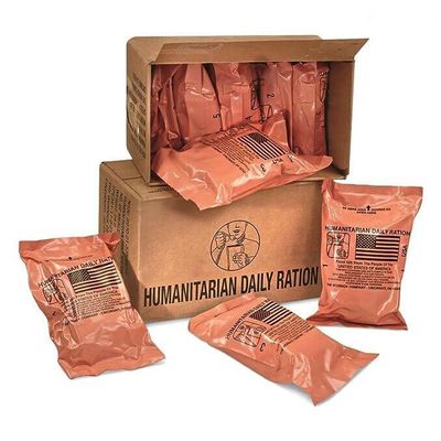 1 - HUMANITARIAN DAILY RATION MRE - RANDOM MENU - 2023 - HDR Made in USA by Sopacko, Authentic USGI Rations - Ready to Eat
