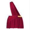 iiniim Men's Roman Halloween Warrior Toga Costume Ancient Greek Cosplay Long Skirt with Wristbands Burgundy #2 3X-Large view 3