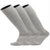 TCK Over the Calf Work Socks 3 Pair Moisture Wicking for Men and Women (Grey, X-Large) view 1