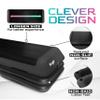 Yes4All Adjustable Workout Aerobic Exercise Step Platform Health Club Size with 4 Adjustable Risers Included and Advanced Risers Options - Black view 3
