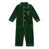 MYGBCPJS Kids Customize Velvet Pajamas Set Toddler Boys Girls Custom Long-Sleeve Button-Down T-Shirt & Pants Xmas Outfits view 1