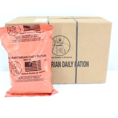 1 Meal HUMANITARIAN DAILY RATION MRE - RANDOM MENU - 2023