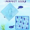 Gicoherero Shark Blanket Security for Baby Soft Lovey Plush Sleeping Snuggle Gifts Boy Blue Minky Dot Stuffed Ocean Animal Newborn Nursery Kids Toddler First Birthday Unisex Blankie Gift Ideas 15 Inch view 3