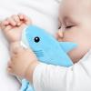 Gicoherero Shark Blanket Security for Baby Soft Lovey Plush Sleeping Snuggle Gifts Boy Blue Minky Dot Stuffed Ocean Animal Newborn Nursery Kids Toddler First Birthday Unisex Blankie Gift Ideas 15 Inch view 4