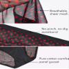 Curvy Couture Women's Size Brief Panties in Smooth, Mesh and Lace, Available in Multi Packs, Dancing Dots, XX-Large Plus view 3