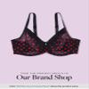 Curvy Couture Women's Size Brief Panties in Smooth, Mesh and Lace, Available in Multi Packs, Dancing Dots, XX-Large Plus view 4